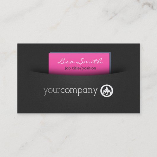 Company business card visitekaartje (Voorkant)