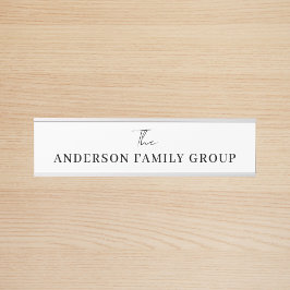 Company Business Name Professional Branded Deurbordje