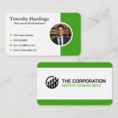 Company Corporate | Financial Business Man Visitekaartje (Voorkant / Achterkant)