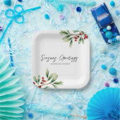 Company Holiday Party  Papieren Bordje (Feest)