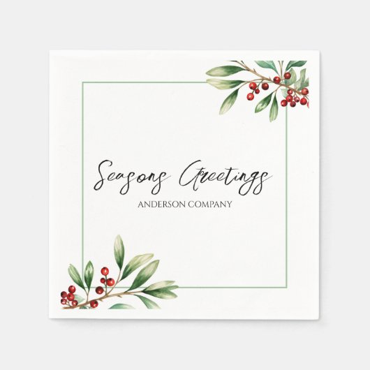 Company Holiday Party Servet (Voorkant)