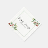 Company Holiday Party Servet (Hoek)