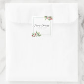 Company Holiday Party  Vierkante Sticker (Tas)