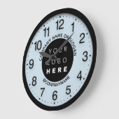 Company Logo Abstract Blue Pastel SPA Name Slogan Grote Klok (Hoek)