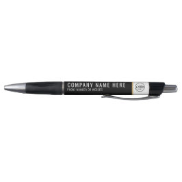 Company Logo Black Business Pen