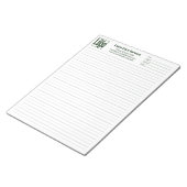 Company Logo College Rule Project Identifier Notitieblok (Schuin)