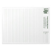 Company Logo College Rule Project Identifier Notitieblok (Voorkant)