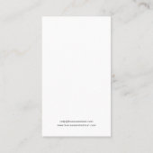 Company Logo Custom Klantenkaartje (Achterkant)