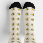 Company Logo Pattern Novelty Socks Sokken (Top)