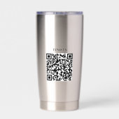 Company Logo Personalized Business Coffee Geïsoleerde Drinkbeker (Achterkant)