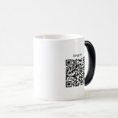 Company Logo Personalized Business Coffee Magische Mok (Voorkant rechts)