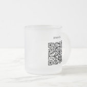 Company Logo Personalized Business Coffee Matglas Koffiemok (Voorkant rechts)