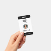 Company Logo Photo Employee Badge (Handheld)