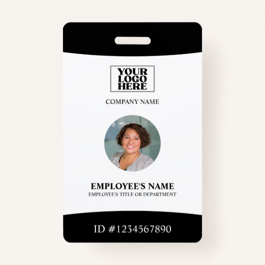 Company Logo Photo Employee Badge (Voorkant)