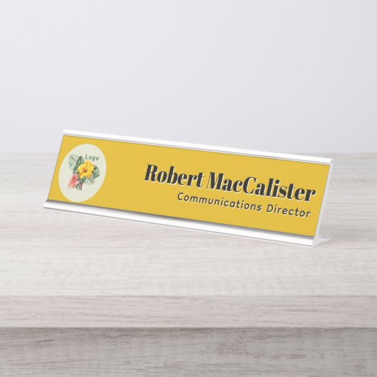 Company Logo Template  Bureau Naambordje (Voorkant)