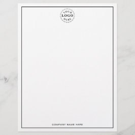 Company Name Logo Professional Business Letterhead Briefhoofd