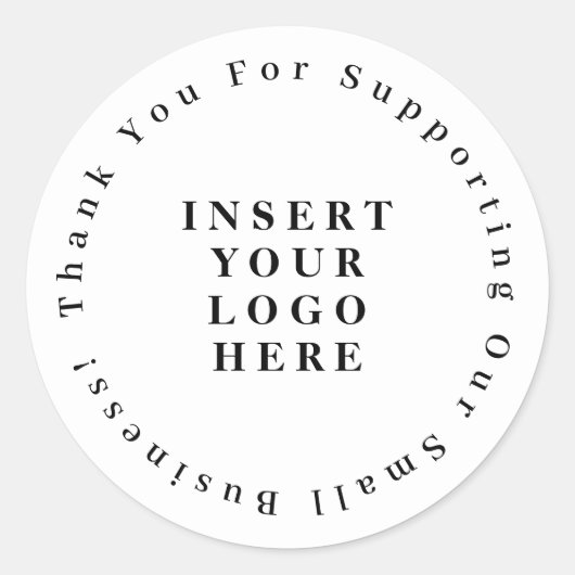 Company Thank You  Business Sticker (Voorkant)