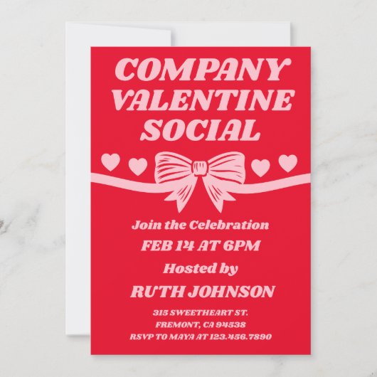 Company Valentijn Social Kaart (Voorkant)