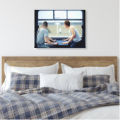 Compartementen 2 1979 canvas afdruk (Insitu (Slaapkamer))