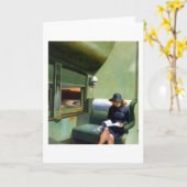 Compartiment C Auto Edward Hopper Kaart (Gele Bloem)