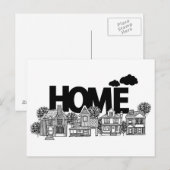 Compartiment gebouw briefkaart (Voorkant / Achterkant)