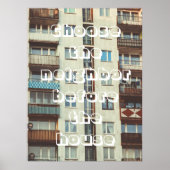 Compartiment gebouw poster (Voorkant)