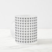 compartiment in grijs... matglas koffiemok (Voorkant links)
