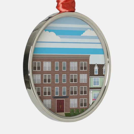 Compartiment Metalen Ornament (Rechts)