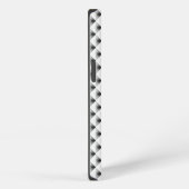 compartimentontwerp in grijs iPhone hoesje (Rechterkant)