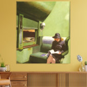 Compartment C, Car 293 Canvas Afdruk (Insitu (Woonkamer))