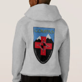 COMPAS Sweatshirt Hoodie, Unisex (Achterkant)