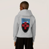 COMPAS Sweatshirt Hoodie, Unisex (Achterkant volledig)