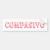 COMPASIVO-Bumpersticker Bumpersticker (Voorkant)