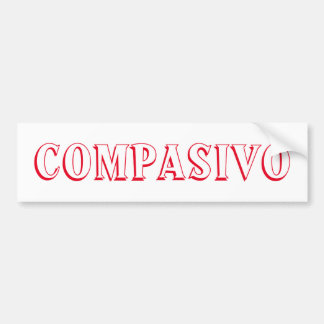 COMPASIVO-Bumpersticker Bumpersticker