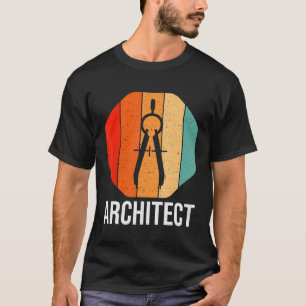 Compass Architecture Retro Architecture Student Gi T-shirt