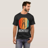 Compass Architecture Retro Architecture Student Gi T-shirt (Voorkant volledig)