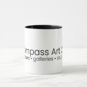 Compass Art Center koffie mok (Midden)