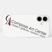 Compass Art Center Tas Case-Mate iPhone Case (Achterkant (horizontaal))