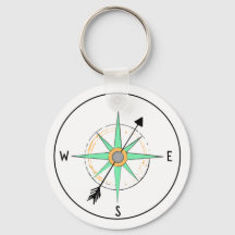 Compass Art Sleutelhanger