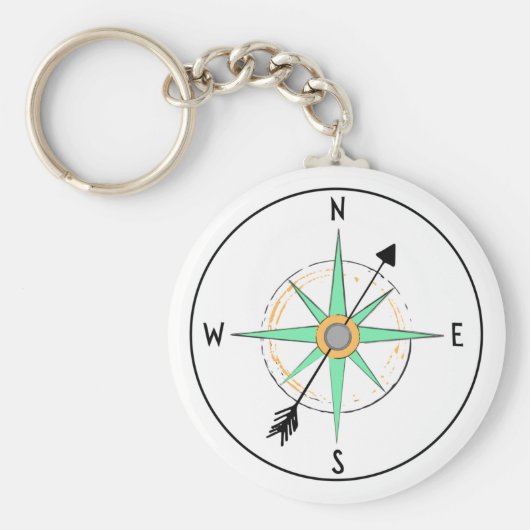 Compass Art Sleutelhanger (Voorkant)