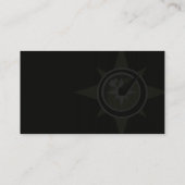 Compass Business Card-template Visitekaartje (Achterkant)