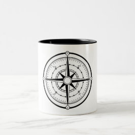 Compass BW Tweekleurige Koffiemok