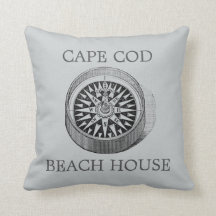 Compass Cape Cod Beach huis Kussen