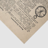 Compass Catalog Page Decoupage Tissuepapier (Detail)
