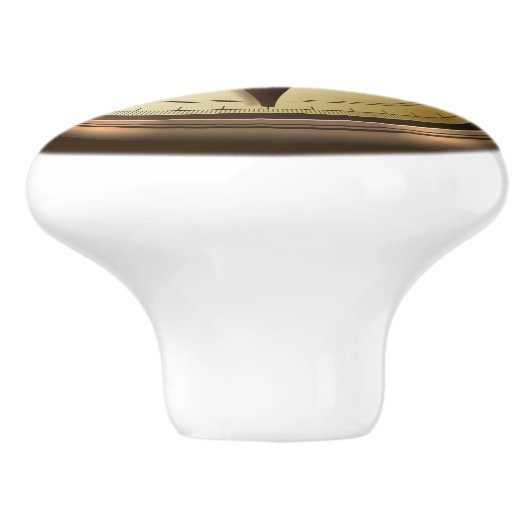 Compass Ceramic Drawer/ Cabinet Knop (Zijkant)