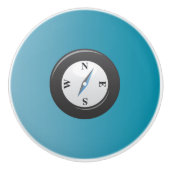 Compass Ceramic Knob. Keramische Knop (Voorkant)