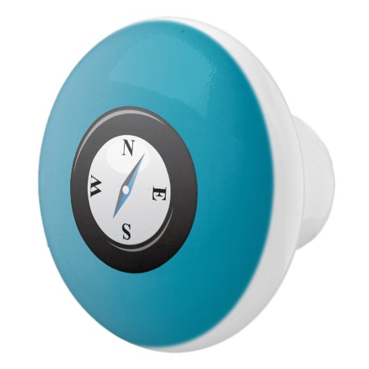 Compass Ceramic Knob. Keramische Knop (Rechts)