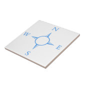 Compass Ceramic Tile, Small (4,25 x 4,25 inch) Tegeltje (Zijkant)