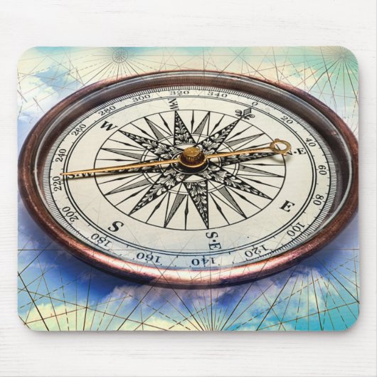 Compass Clouds Muismat (Voorkant)