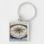 Compass Clouds Sleutelhanger (Voorkant)